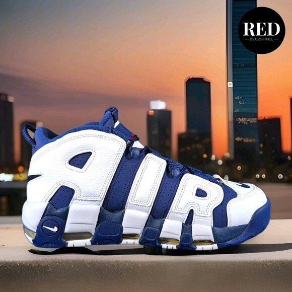 Nike Air More Uptempo 96 Shoes Olympic 2024 Navy White FQ8182-100 - Men\'s Sz 12 main image 10